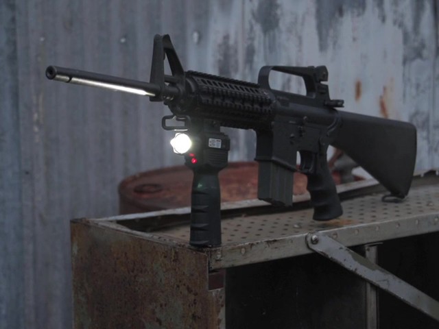 Vism® Tactical Vertical Grip with Integrated Laser / Flashlight - image 3 from the video